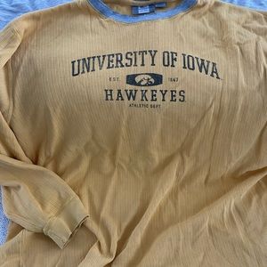 Vintage, J. America iowa Hawkeyes thick cotton shirt